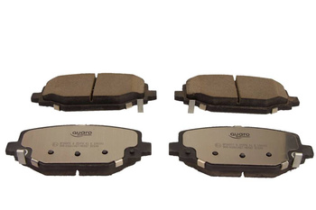 QUARO Klocki Hamulcowe QP9697C CHRYSLER VOYAGER (12-) TYŁ, Silver Ceramic