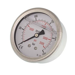 GMP MANOMETR 1/4 TYŁ, 0-250 BAR GMPB711-W063250TH