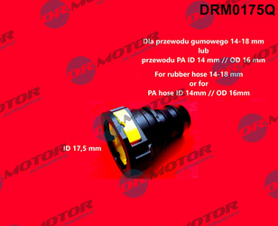 DR. MOTOR SZYBKOZŁĄCZKA PROSTA NA KOMINEK 17,5MM DRM0175Q PSA