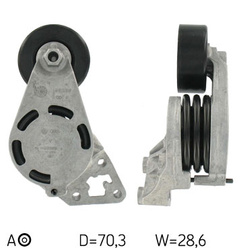 SKF Napinacz paska wielorowkowego VKM31035 VW POLO/LUPO 1.4 TDI (od 2001)