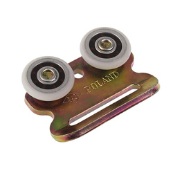 ROLKA DO PROFILU EDSCHA L=52MM, PODWÓJNA WYGIĘTA, JEDNOSTRONA, KÓŁKA ŚCIĘTE Z ŁOŻYSKAMI RPPE/G