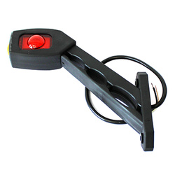 HORPOL LAMPA OBRYSOWA BIAŁO-CZERW.-POM. DIODOWA NA WYSIĘG. UKOŚNYM, LEWA, DŁUGA, 12/24V LD518L