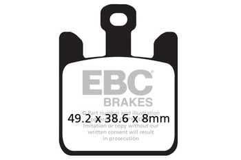 EBC KLOCKI HAM. MOTO.  KAWASAKI ZX-6RR (05-06) SUZUKI GSXR 1000 K3 (03)