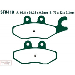 EBC KLOCKI HAMULCOWE MOTO PIAGGIO MP3 125 (09-12)