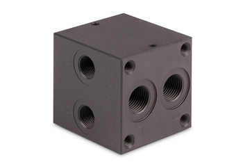 Blok zaworowy ES 06-12-38-01 (A,B z boku P,T z przodu)