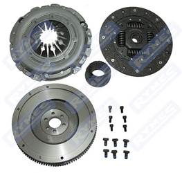 RYMEC SPRZĘGŁO KOMPLET AUDI A4/A6 1,9 TDI 00-05 Z KOŁEM ZAMACHOWYM