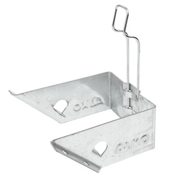 UCHWYT NA KLIN POD KOŁA METALOWY 125mm 22075010