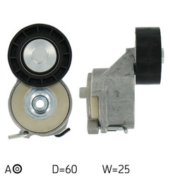 SKF Napinacz paska wielorowkowego Citroen / Peugeot 1,6HDi (C4, 407, Partner) VKM33161