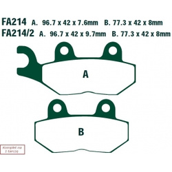 EBC KLOCKI HAMULCOWE MOTO TRIUMPH TIGER 885CC (CARBS) (92-97)