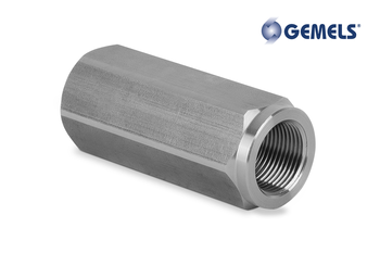 Zawór zwrotny 1/4" BSP 15l./min. 500Bar ciśn. otw. 0,5 Bar stal 316L GC2GGT150440000 - Gemels